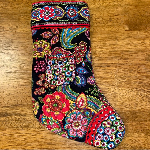 Vera Bradley Christmas stocking in symphony hue - Picture 2 of 9